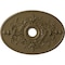 Ekena Millwork Alexa Medallion (Canopies up to 5 5/8"), 30 3/4"W x 21 1/4"H x 3 7/8"ID x 1 5/8"P, Mississippi Mud CM21X30ALMMF - alternate 1